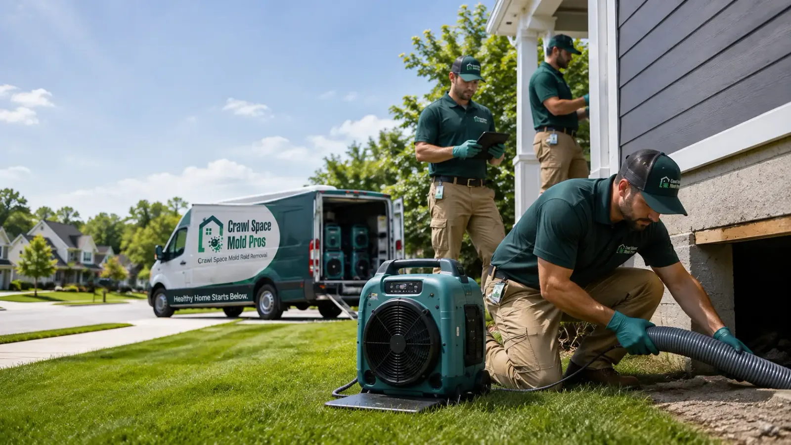 Crawl Space Mold Removal in Newberry, MI